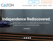 Tablet Screenshot of calton.com